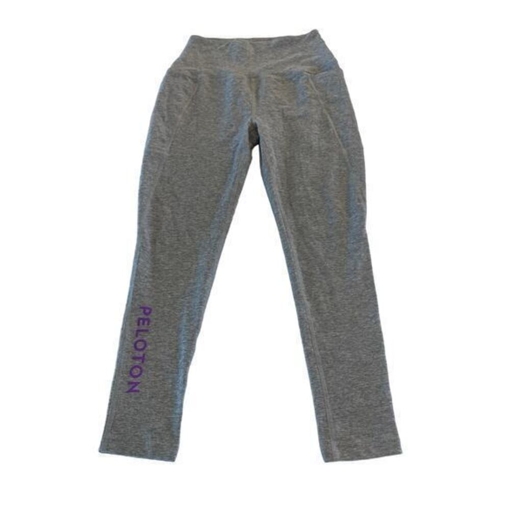 Beyond Yoga X Peloton Spacedye Leggings Gray and Purple Sizeβ Medium